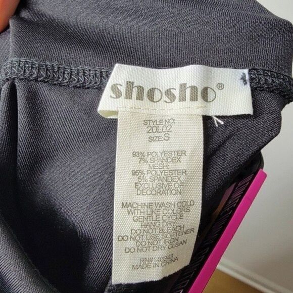 Shosho Black leggings Tummy Control Size Small - Picture 4 of 12